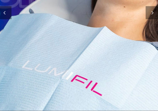 Lumifil logózott előke KÉK