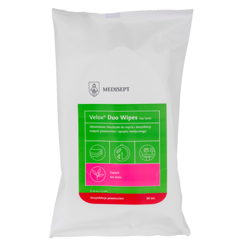MEDISEPT Velox DUO alkoholos törlőkendők