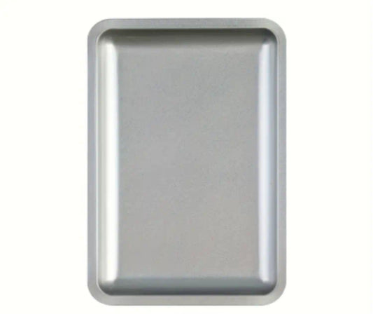 Rozsdamentes tálca ezüst